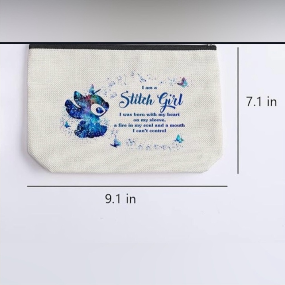 #130 Stitch Cosmetic Bag - Picture 4 of 5